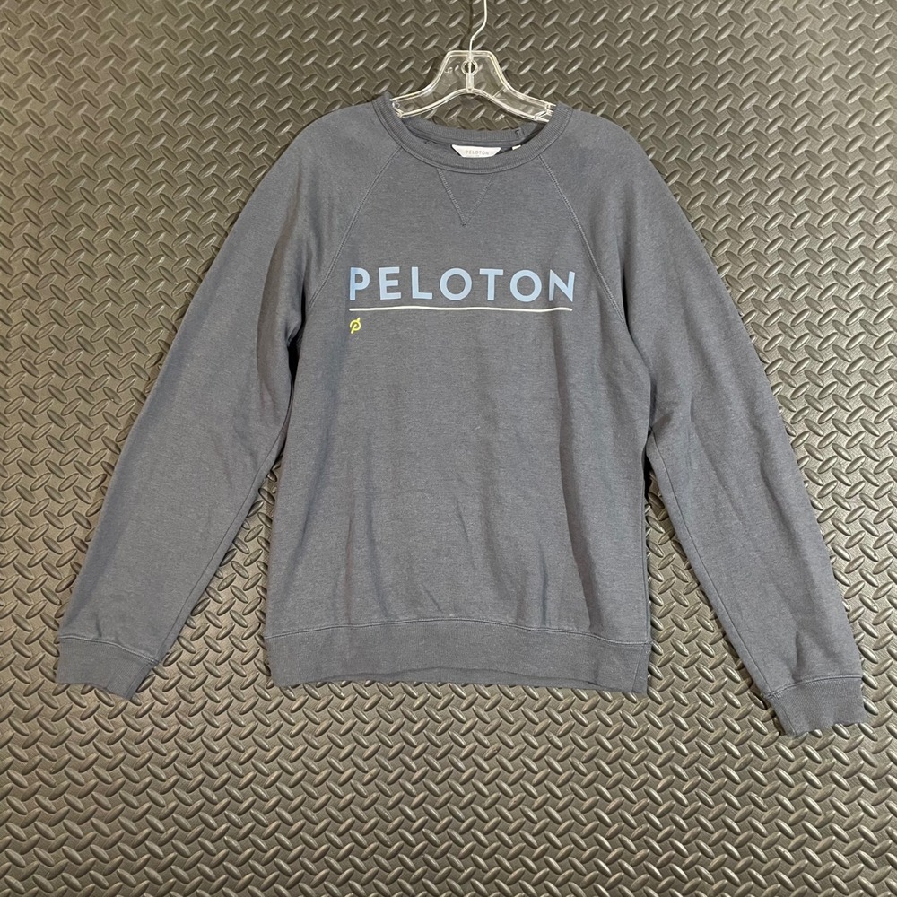 Peloton Grayโ Crewneck Sweatshirt Women's Size XS Long Sleeve Pullover Fitness